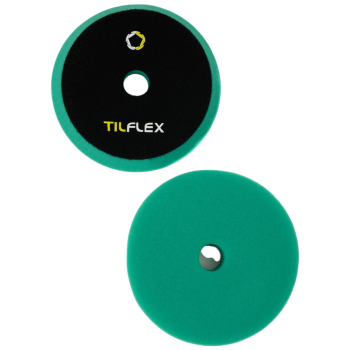 Круг конусный полировочный TILFLEX с отверстием на липучке 150 mm ЗЕЛЕНЫЙ жесткий толщина 25mm