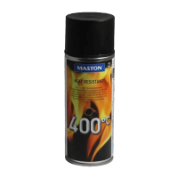 MASTON 400-121 Краска термостойкая черная 400 С 400мл