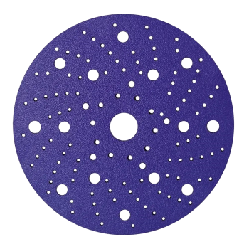 SandWox PURPLE диск на пленочной основе, керамика, Р240, липучка, Multi holes