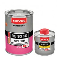 NOVOL PROTECT 330 - Акриловый грунт 5+1 серый комплект 1л+0,2л