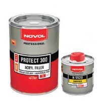 NOVOL PROTECT 300 - Акриловый грунт 4+1 (MS) серый комплект 1л+0,25л