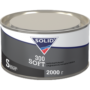 SOLID 300 SOFT - (фасовка 2000 гр) наполнительная среднезернистая шпатлевка
