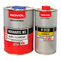 NOVOL NOVAKRYL 2+1 MS - Бесцветный акриловый лак (комплект 1л+0,5л)