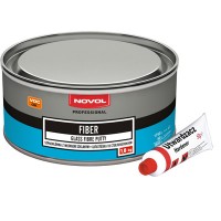 NOVOL FIBER - Шпатлевка со стекловолокном 1,8 кг