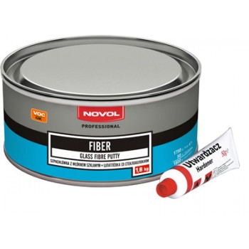 NOVOL FIBER - Шпатлевка со стекловолокном 1,8 кг