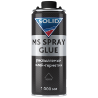 SOLID PROF MS SPRAY GLUE WHITE (1000 мл) -  распыляемый клей-герметик, цвет: белый (евробаллон)