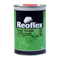REOFLEX Разбавитель для акриловых ЛКМ Acryl Thinner, МЕДЛЕННЫЙ, 1л