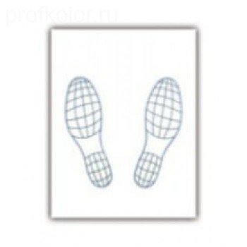 SOLID Paper floor mats Коврики двухслойные "Следы ног" (405мм х 525мм) 1шт