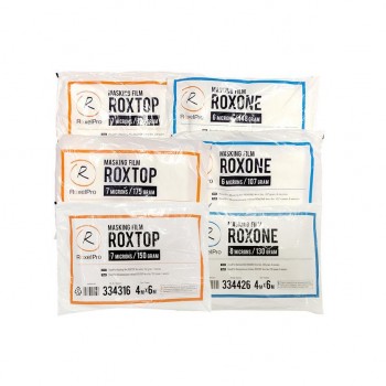 RoxelPro Маскирующая пленка FASTMASK 4м х 5м, 7микрон, инд.упаковка