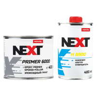 NEXT EPOXY PRIMER 6000, грунт эпоксидный HS, 1+1, оливковый, (0,4 л) + NEXT H6900 Отвердитель
