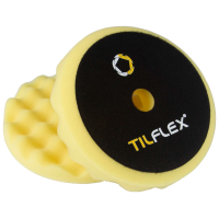 Круг полировочный с отверстием, волнистый 150mm TILFLEX ЖЕЛТЫЙ средней жесткости толщина 25mm