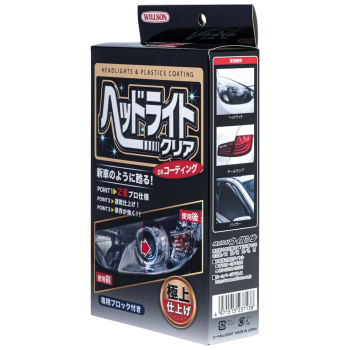 Очиститель-покрытие для фар и прозрачного пластика WILLSON HIGHLIGHT CLEANER DX COATING 50+10 мл WS-02087