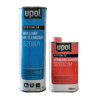 U-POL S2081 2K HS Лак акриловый прозрачный 2:1, комплект 1л+0.5л