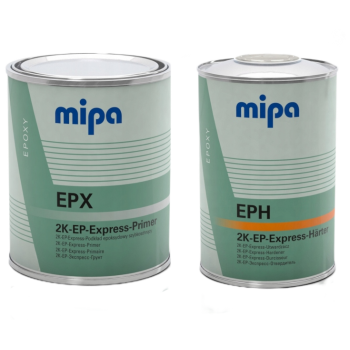 MIPA EPX 2K-EP-Express-Primer Экспресс-грунт 1л + MIPA Отв. экспресс EPH 2K-EP-Express-Harter 1л