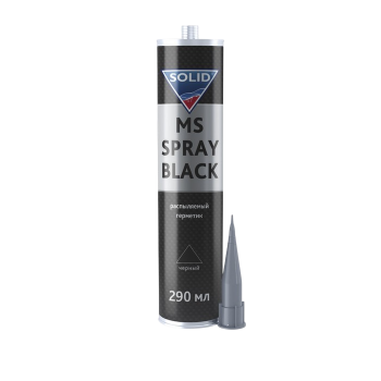 SOLID PROF MS SPRAY BLACK (290 мл) -  распыляемый герметик, цвет: черный