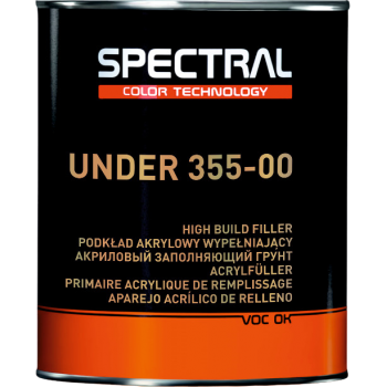 SPECTRAL Грунт-наполнитель 2K UNDER 355-00 4:1 P3 (2,8л) ,Серый толстослойный