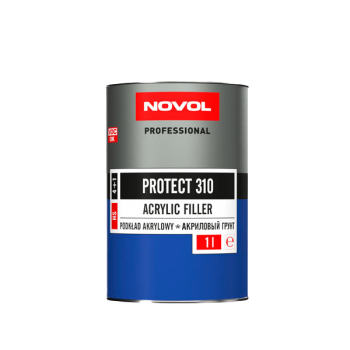 NOVOL PROTECT 310 - Акриловый грунт 4+1 (HS) черный 1л