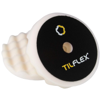 Круг полировочный с отверстием, волнистый 150mm TILFLEX БЕЛЫЙ мягкий толщина 25mm