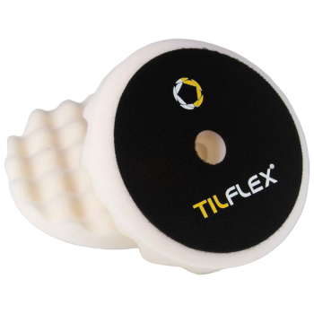 Круг полировочный с отверстием, волнистый 150mm TILFLEX БЕЛЫЙ мягкий толщина 25mm