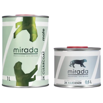 Лак Mirada Mate 1л + Отвердитель для лака Mirada Standart 0.5л