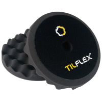 Круг полировочный с отверстием, волнистый 150mm TILFLEX ЧЕРНЫЙ ультра мягкий толщина 25mm