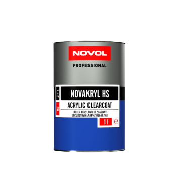 NOVOL NOVAKRYL 2+1 HS - Бесцветный акриловый лак 1л
