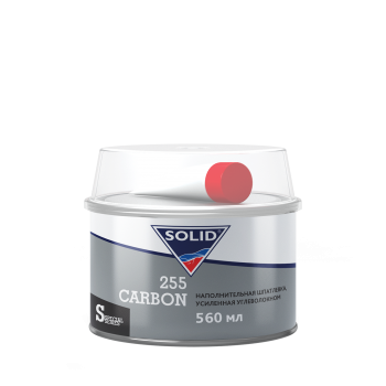 SOLID 255 CARBON PUTTY (фасовка 560 мл) наполнительная шпатлевка, усиленная углеволокном (ЧЗ)