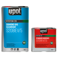 U-POL S2081EV UHS Лак Diamond 3:1 (5л) + S2039EV Отвердитель стандартный 0,33л (КОМПЛЕКТ 5л + 5х0,33л)