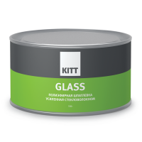 KITT Полиэфирная шпатлевка со стекловолокном GLASS, 1000 гр