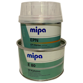 MIPA E80 EP-Kaltzinn Шпатлевка жидкое олово с отвердителем EPN EP-Härter 1.5кг