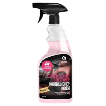 GraSS Очиститель обивки салона "Leather Cleaner" кожи+кондиционер ( 600 мл) с ароматом барбариса, тригер