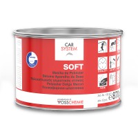 CARSYSTEM Полиэфирная наполняющая шпатлевка Soft 0.9 кг