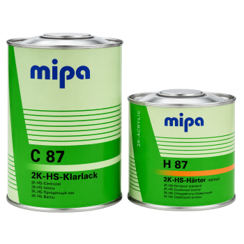 MIPA C 87 2K-HS-Klarlack Лак акриловый стойкий к царапинам с отвердителем 1.5л