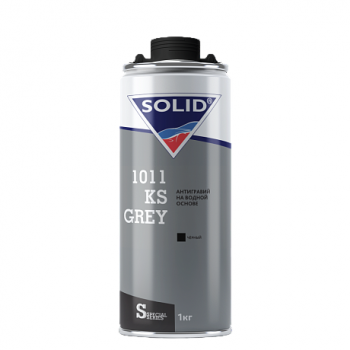 SOLID 1011 KS (1,0л)- антигравий на водной основе, цвет: черный