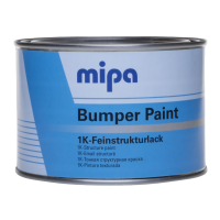 MIPA Bumper Paint 1K Структурная краска для бампера чёрная 0,5л