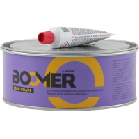 BOOMER GRAPE Шпатлевка полиэфирная с микростекловолокном 1,0+0,02 кг