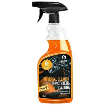 GraSS Очиститель обивки салона "Leather Cleaner" кожи+кондиционер ( 600 мл) с ароматом папайи, тригер