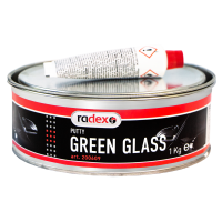 RADEX GREEN GLASS шпатлевка со стекловолокном с отвердителем (1 кг)