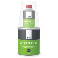 KITT Акриловый грунт-наполнитель FILLER HS 4:1 (800 + 200), комплект, серый