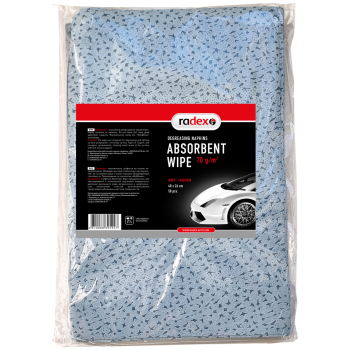 RADEX Салфетки устойчивые к растворителю ABSORBENT WIPE 40x26см, 70г/м.кв, полип. (уп/25шт)