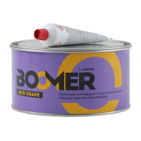 BOOMER GRAPE Шпатлевка полиэфирная с микростекловолокном 1,8+0,045 кг