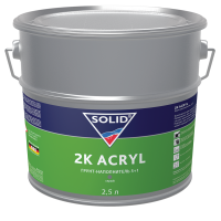 SOLID 2K ACRYL наполнительный грунт 5+1 2500+500мл, цвет: серый (в комп. с отвердит.)