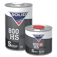 SOLID 800 HS - (1000+500мл) - 2K лак системы HS 2+1 (в комп. с отвердит.)