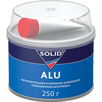 SOLID ALU Наполнительная шпатлевка, усиленная алюминием 250 гр