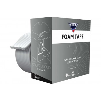 SOLID DIGITAL LINE FOAM TAPE Валики для проёмов, D 13мм*50м (10шт*5м)