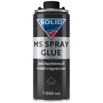 SOLID PROF MS SPRAY GLUE GREY (1000 мл) -  распыляемый клей-герметик, цвет: серый (евробаллон)