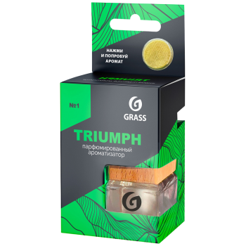 Ароматизатор подвесной жидкий GraSS Triumph (7 мл) бутылочка с освежающим ароматом