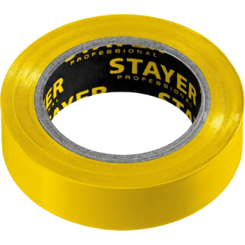 STAYER Protect-10 15 мм х 10 м желто-зеленая не поддерживает горение, Изоляционная лента ПВХ