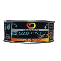 KRASKIDAROM Шпатлевка универсальная, голубая, POLYESTER PUTTY UNI BLUE 1 кг серии TURBO EDITION