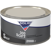 SOLID 300 SOFT - (фасовка 2000 гр) наполнительная среднезернистая шпатлевка (ЧЗ)